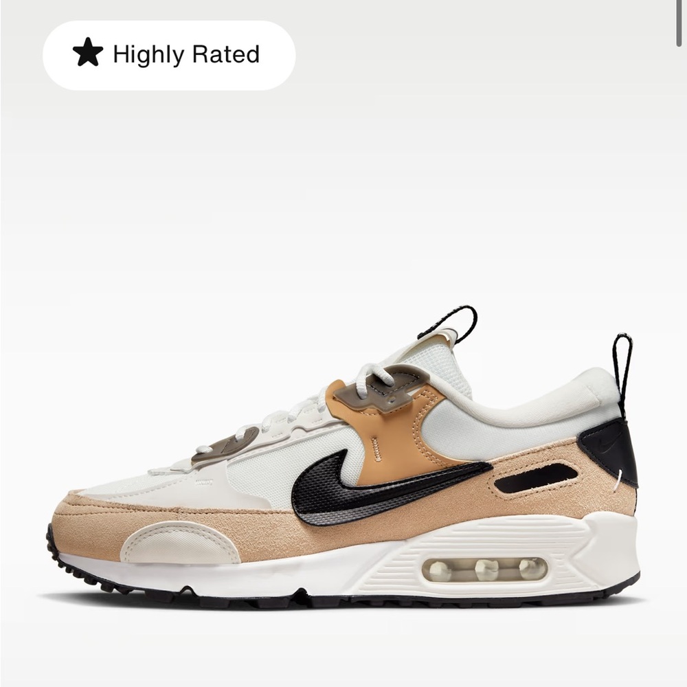 Nike Air Max Sneakers - White and Tan